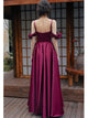 Long Satin Prom Dress Women's Performance Gown Dinner Party Formal Dress - Dorabear - The Dancewear Store Online 