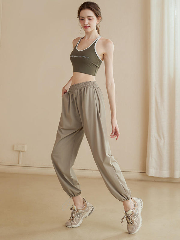 Loose Drape Yoga Pants Women's Leggings Sports Pants Fitness Quick Drying Pants - Dorabear - The Dancewear Store Online 