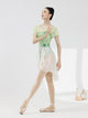 Printed Chiffon Flying Sleeve Ballet Leotard Practice Clothes - Dorabear