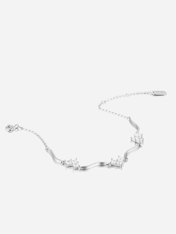 Romantic Heart Song Silver Bracelet Light Luxury Small Elegant Birthday Gift - Dorabear - The Dancewear Store Online 