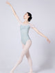 Round Neck Mesh Splicing Ballet Leotard High Crotch Practice Clothes - Dorabear