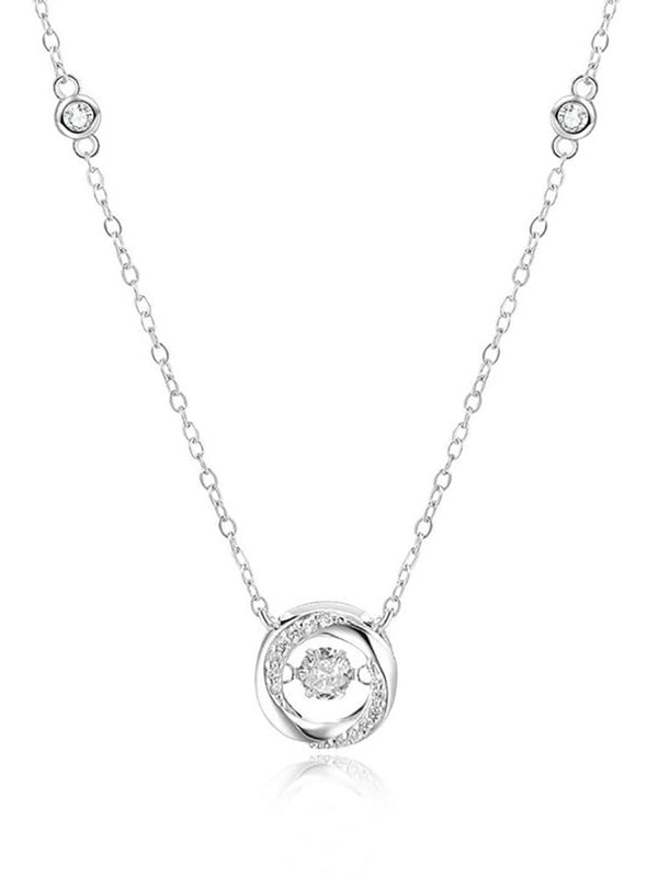 Small Sun Necklace Pure Silver Luxury Light Unique Collar Chain Pendant - Dorabear - The Dancewear Store Online 