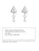 Star Dream Small Aircraft Earrings Unique Design High end Earrings - Dorabear - The Dancewear Store Online 