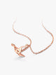 Starlight Thousand Paper Crane Necklace Pure Silver Luxury Unusual Collarbone Chain - Dorabear - The Dancewear Store Online 