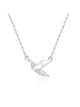 Starlight Thousand Paper Crane Necklace Pure Silver Luxury Unusual Collarbone Chain - Dorabear - The Dancewear Store Online 