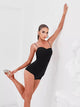 Suspender Backless Leotard Latin Dance with Underwear Practice Clothes - Dorabear