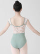 Tank Top Square Neck Lace Backless High Crotch Leotard Ballet Training Clothes - Dorabear