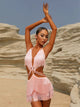 Tassel Dress Strap Beautiful Back Latin Dance Exercise Clothes - Dorabear