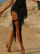 Tassel skirt Layering Design Irregular Latin Dance Training Wear - Dorabear