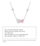 Two Hearts Dependent Silver Necklace Girl's clavicle Chain Birthday Gift - Dorabear - The Dancewear Store Online 