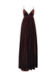 Velvet Small Gown Deep V-neck Unique Light Luxury Formal Dress Prom Dress - Dorabear - The Dancewear Store Online 