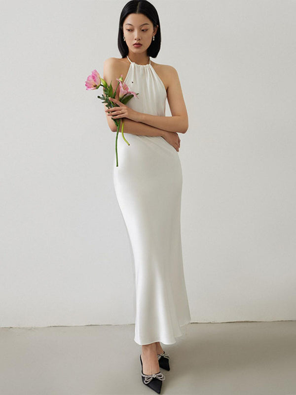 Women's French Minimalist Unique Design Sense Small Gown Prom Dress - Dorabear - The Dancewear Store Online 
