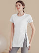 Women's Medium Length Quick Drying Short Sleeved T-shirt Breathable Sports Top Summer Fitness Top - Dorabear - The Dancewear Store Online 