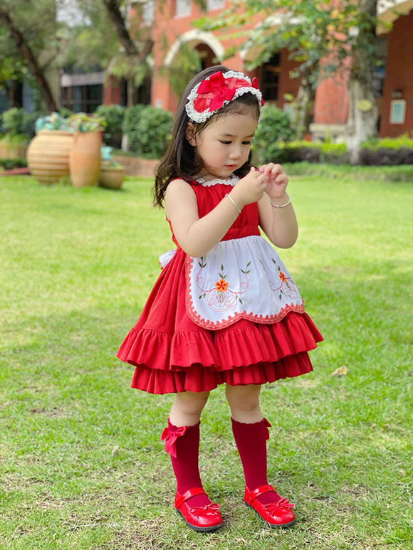 Summer Lolita Dress Spanish Court Style Princess Dress Birthday Costume - Dorabear