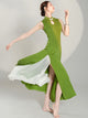 Classical Dance Dress Training Clothes Oriental Dance Slim Back Dress Performance Costumes - Dorabear