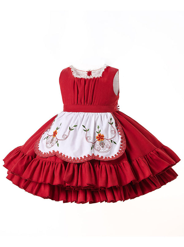 Summer Lolita Dress Spanish Court Style Princess Dress Birthday Costume - Dorabear