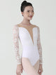 Ballet Training Clothes Lace Long-sleeved Dance Leotard - Dorabear