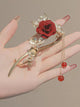 Antique One-word Clip Shark Clip Hair Accessories Oriental Style Hairpin Headdress - Dorabear