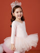 Autumn/Winter Ballet Long-sleeved Dress Bow Tutu Skirt - Dorabear