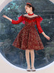 Autumn/Winter Evening Dress Princess Dress Long Sleeve Western-style Performance Costume - Dorabear