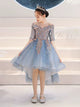 Autumn/Winter Evening Gown Birthday Princess Dress Flower Girls Wedding Dress Performance Dress - Dorabear