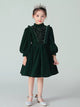 Autumn/Winter Evening Gown Girl's Long Sleeve Princess Dress Performence Costume - Dorabear