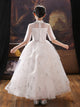 Autumn/Winter Evening Gown Princess Dress Girls' Puffy Piano Performence Costume - Dorabear