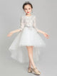 Autumn/Winter Flower Girl Princess Dress High end Piano Performance Costume Girls Evening Gown - Dorabear