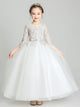 Autumn/Winter Flower Girl Princess Dress High end Piano Performance Costume Girls Evening Gown - Dorabear