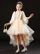 Autumn/Winter Girl Princess Dress Puffy Evening Gown High-end Piano Performance Costume - Dorabear