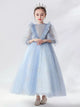 Autumn/Winter Girls' Gown Princess Dress Flower Girl Wedding Dress Piano Performance Costume - Dorabear