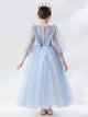 Autumn/Winter Girls' Gown Princess Dress Flower Girl Wedding Dress Piano Performance Costume - Dorabear