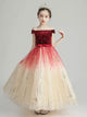 Flower Gilr' Puffy Wedding Dress Girl's Performence Costume Evening Gown Princess Dress - Dorabear