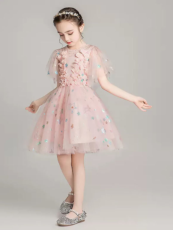 Autumn/Winter Girls' Performance Costume Puffy Princess Dress Fashionable Gown - Dorabear