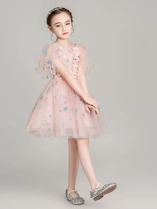 Autumn/Winter Girls' Performance Costume Puffy Princess Dress Fashionable Gown - Dorabear