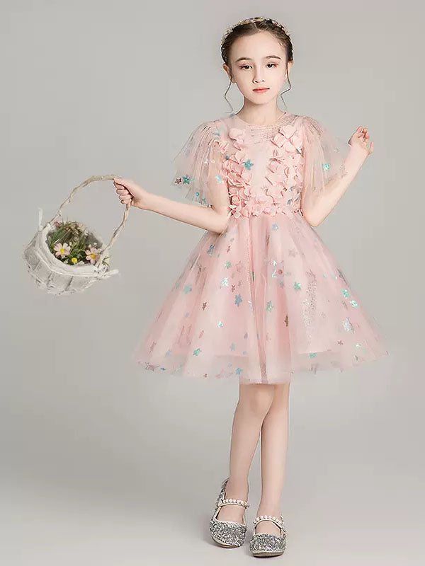 Autumn/Winter Girls' Performance Costume Puffy Princess Dress Fashionable Gown - Dorabear