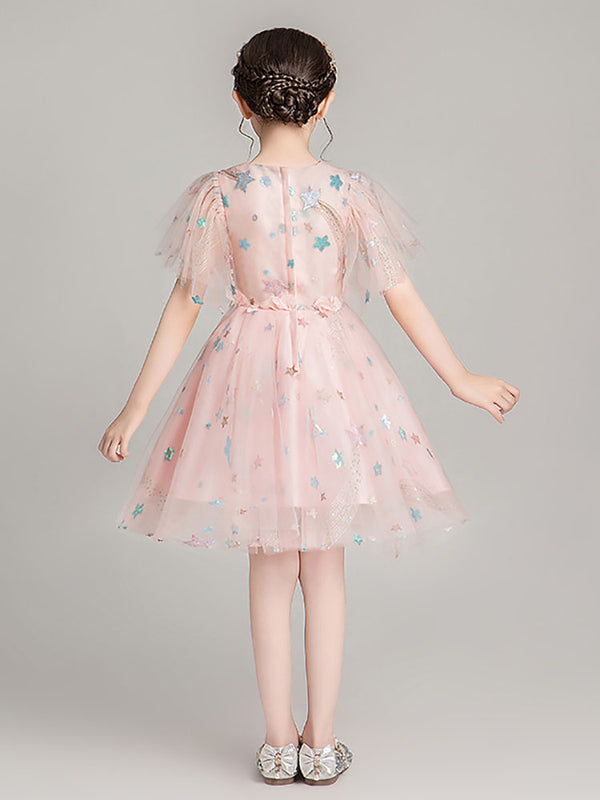 Autumn/Winter Girls' Performance Costume Puffy Princess Dress Fashionable Gown - Dorabear