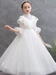 Autumn/Winter Girls' Piano Performance Costume Banquet Gown Flower Girl Wedding Dress - Dorabear