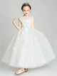 Autumn/Winter Girls' Piano Performance Costume Princess Dress Puffy Wedding Dress - Dorabear