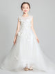 Autumn/Winter Girls' Piano Performance Costume Princess Dress Puffy Wedding Dress - Dorabear