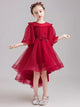 Autumn/Winter Girls' Princess Dress Catwalk Long Sleeve Performance Costume Gown - Dorabear