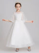 Autumn/Winter Girls' Princess Dress Catwalk Long Sleeve Performance Costume Gown - Dorabear