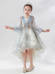 Autumn/Winter Girls' Princess Dress Puffy Evening Gown High-end Piano Performance Costume - Dorabear