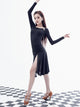 Autumn/Winter Latin DanceDress Long-sleeved Exercise Clothes - Dorabear