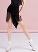 Autumn/Winter Latin Dance Practice Bottoms Pleated Fringed Skirt - Dorabear