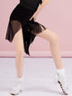 Autumn/Winter Latin Dance Practice Bottoms Pleated Fringed Skirt - Dorabear