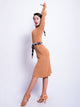 Autumn/Winter Long-sleeved Dress Latin Dance Practice clothes - Dorabear