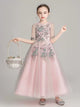 Autumn/Winter Long Sleeve Performance Costume Girls Evening Gown Princess Dress - Dorabear