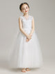 Autumn/Winter Piano Performance Costume Flower Girl's Wedding Gown Princess Dress - Dorabear