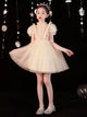 Autumn/Winter Piano Performance Costume Girls' Evening Gown Puffy Princess Dress - Dorabear